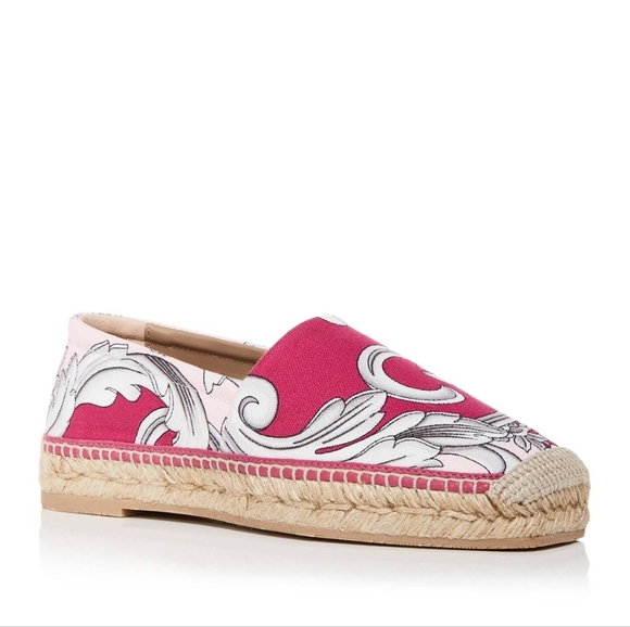 Versace shoes Baroque Printed Slip-On Espadrilles - Stunning size 38 - Picture 2 of 10